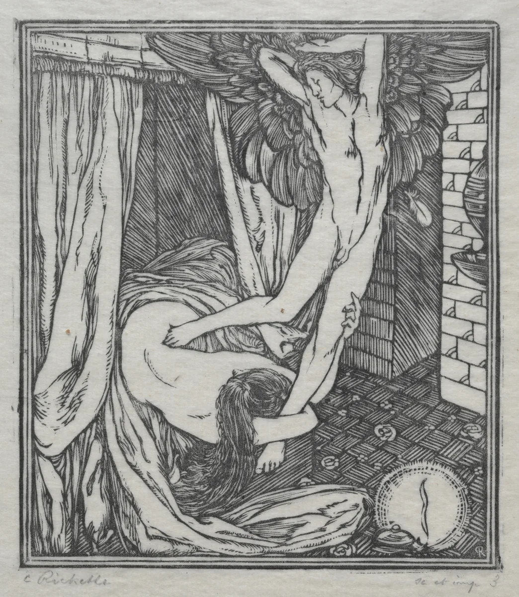 The Flight of Cupid by Charles de Sousy Ricketts, print, 1901