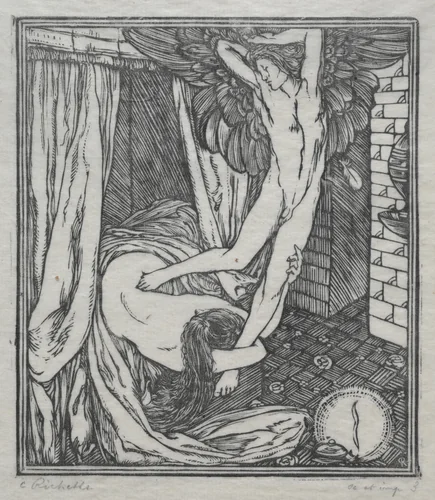 The Flight of Cupid by Charles de Sousy Ricketts, print, 1901