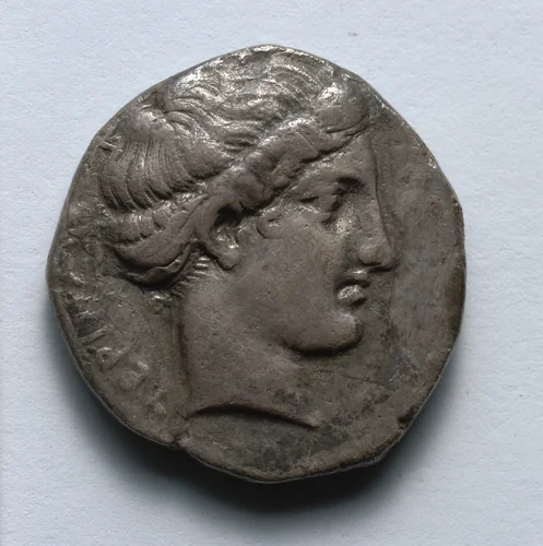 Stater: Head of Nymph (obverse) by Unknown, metalwork, -425--395