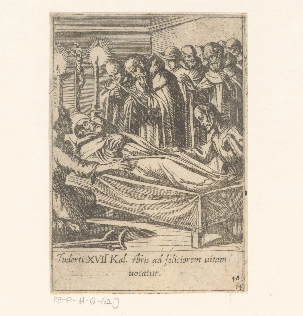 De dood van de heilige Philippus by Antonio Tempesta, print, 1591