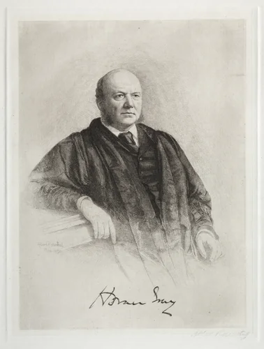 Horace Gray by Albert Rosenthal, print, 1890