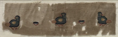 Fragment of a Curtain by Unknown, textile, 500-599