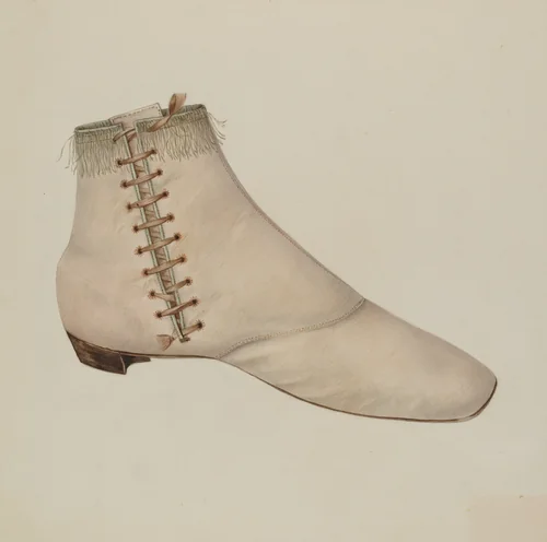 Shoe by Virginia Berge, index of american design, 1935-1942