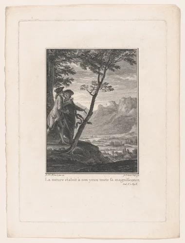 Vignette on page 8 of Volume IV, from the 1774 Edition of Emile ou de l'Education par J.-J. Rousseau Citoyen de Genèvre, part of Collection Complette des oeuvres de J. J. Rousseau, Londres. 1774. by Jean Baptiste Blaise Simonet, print, 1778