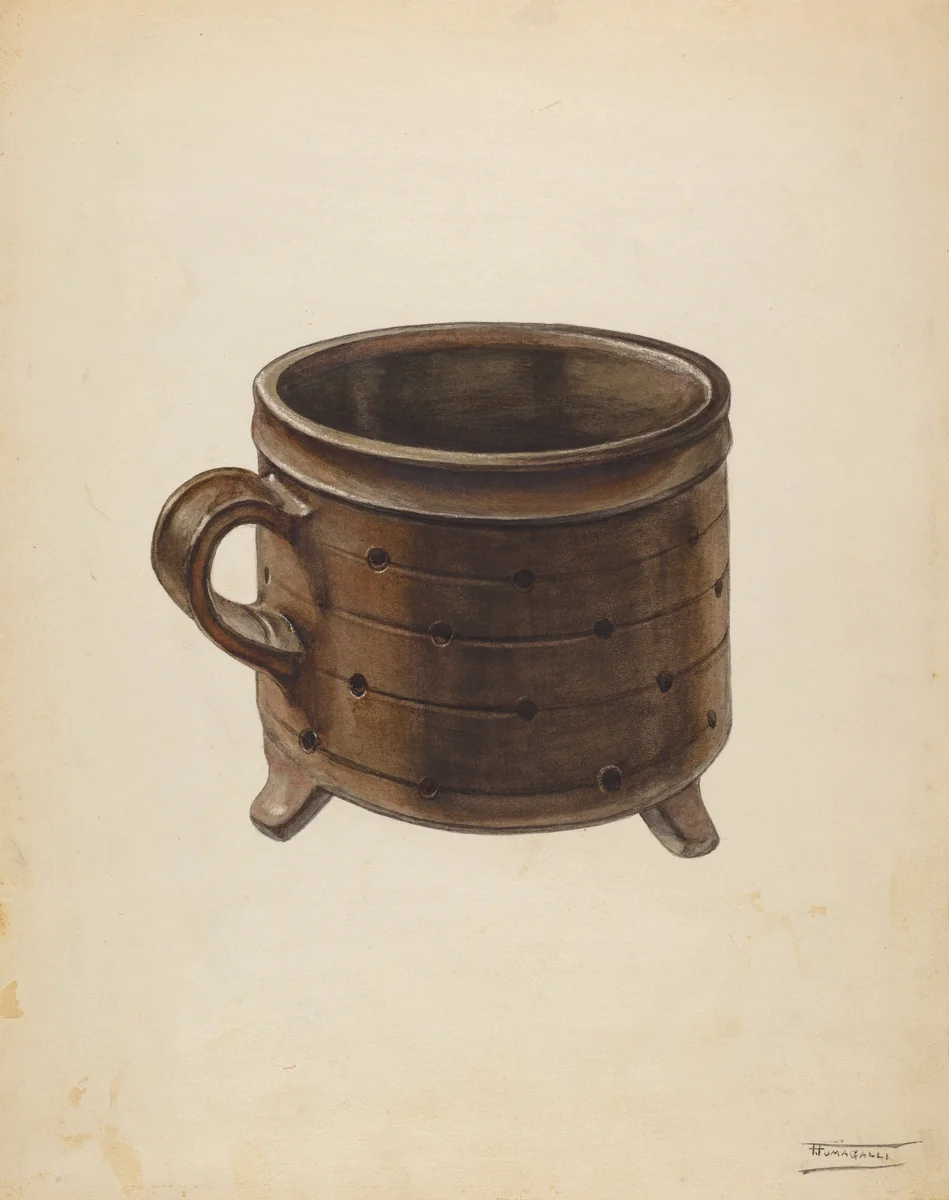 Cheese Pot by Frank Fumagalli, index of american design, 1938