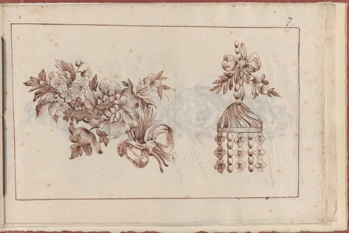 Joaillerie: Album of Jewelry Designs, Page 7 by anonymous, book, 1770