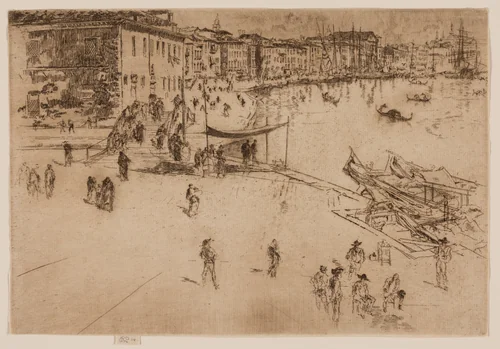 Riva, No. 2 by James McNeill Whistler, print, 1879-1880
