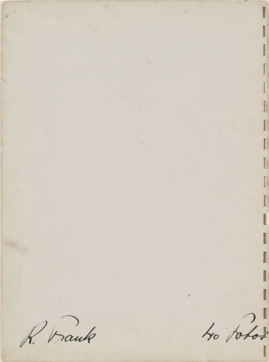 40 Fotos, page 1 by Robert Frank, photograph, 1946