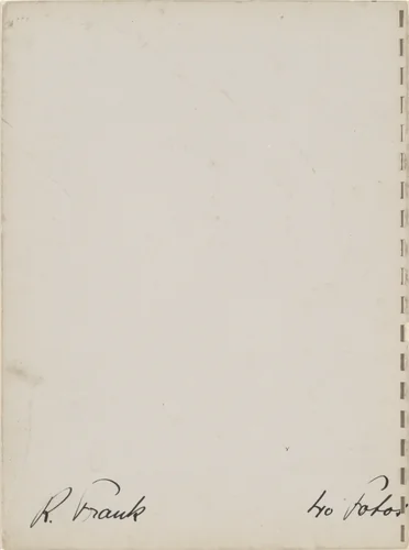 40 Fotos, page 1 by Robert Frank, photograph, 1946