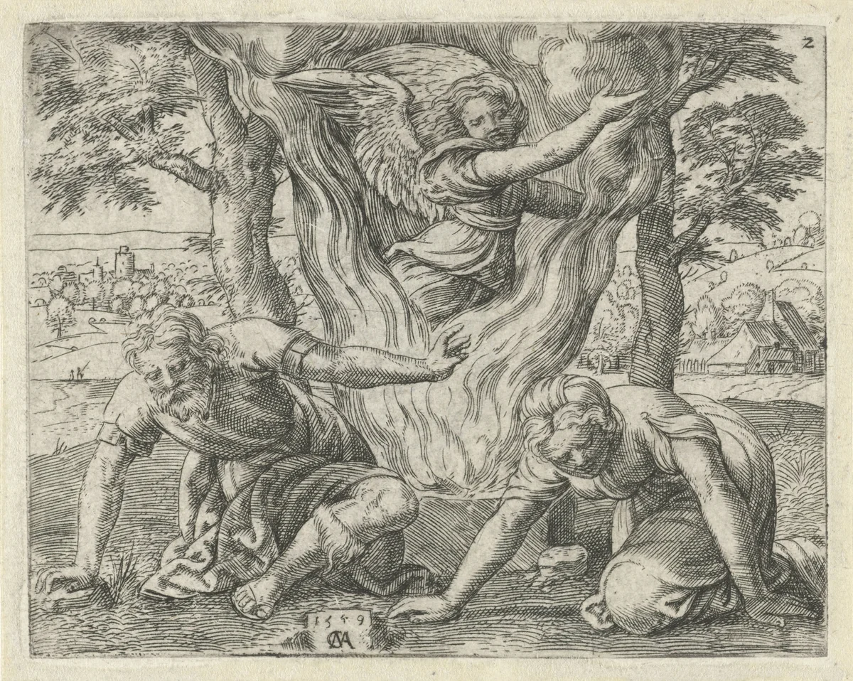 Offer van Manoach by Unknown, print, 1549