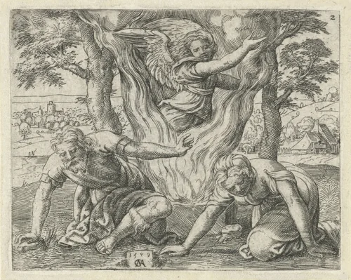 Offer van Manoach by Unknown, print, 1549