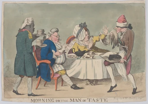 Morning, or, the Man of Taste by Henry William Bunbury, print, 1802-1811