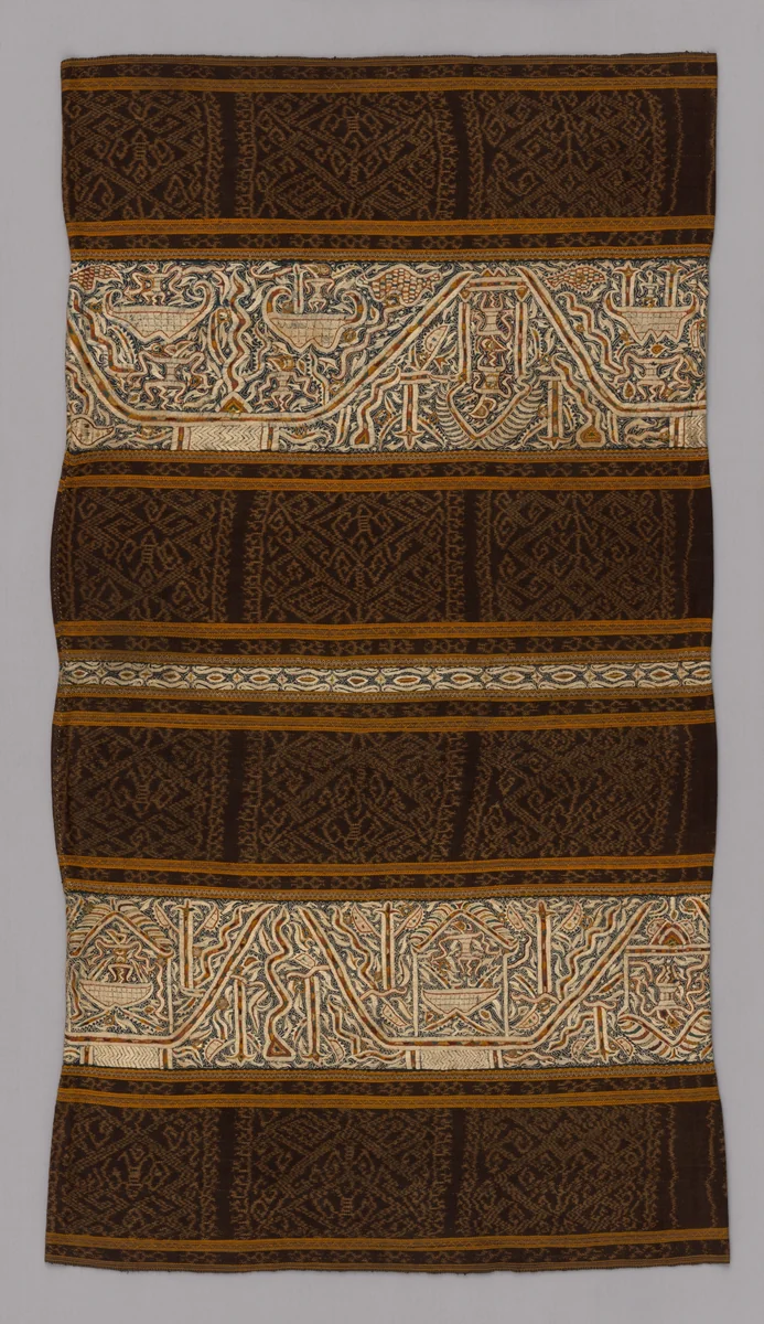 Woman's Ceremonial Skirt (tapis) by Paminggir, textile, 1801-1900