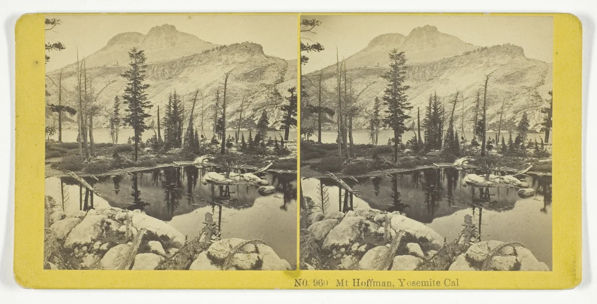 Mt. Hoffman, Yosemite, Cal. by Kilburn Brothers, photograph, 1855-1875