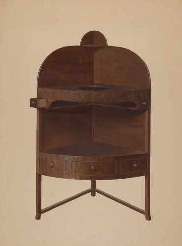 Washstand by Henry Moran, index of american design, 1939