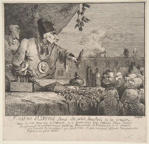 Ladies and Gentlemen by Joseph François Foulquier, print, 1776