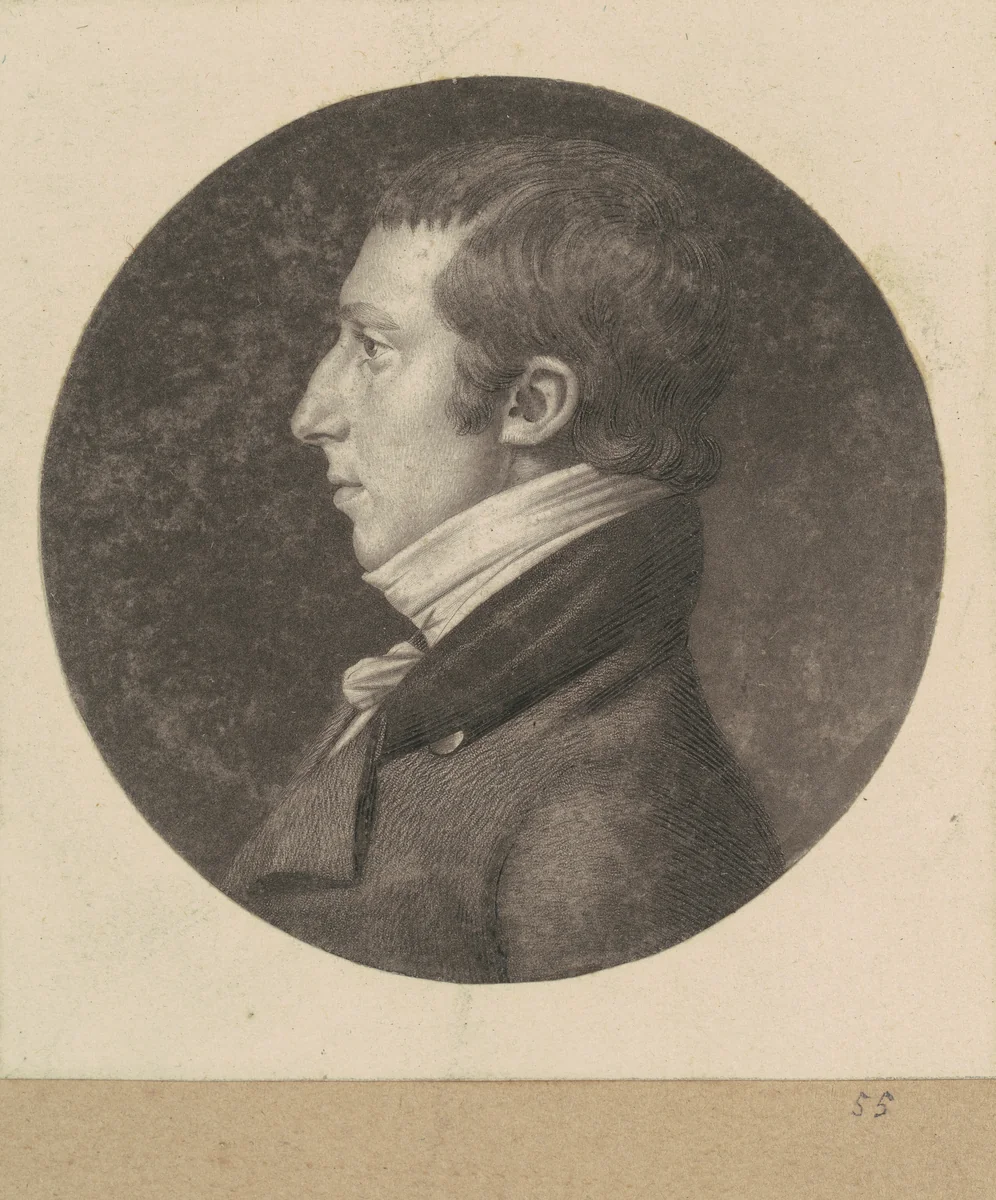 Morris by Charles B. J. Févret de Saint-Mémin, print, 1798-1803