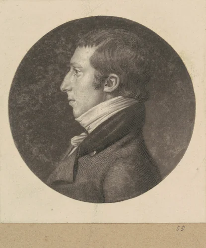 Morris by Charles B. J. Févret de Saint-Mémin, print, 1798-1803