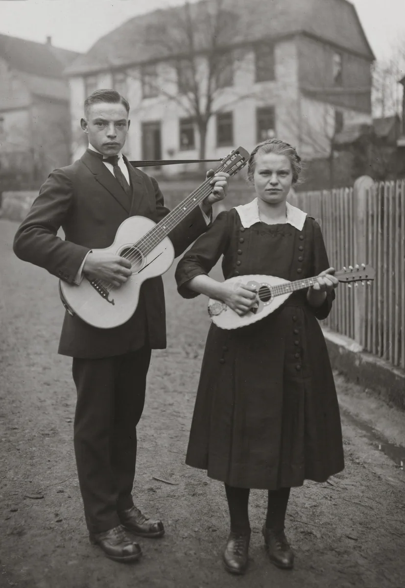 Rural Brother and Sister by August Sander, photograph, 1925