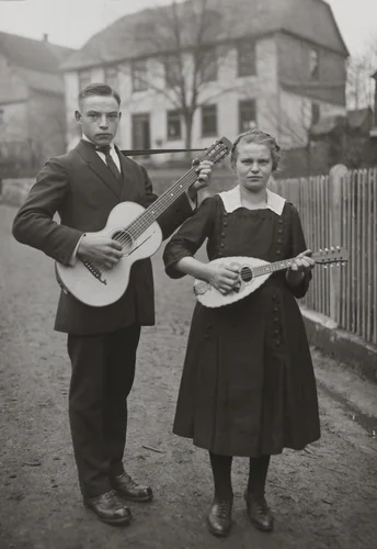 Rural Brother and Sister by August Sander, photograph, 1925