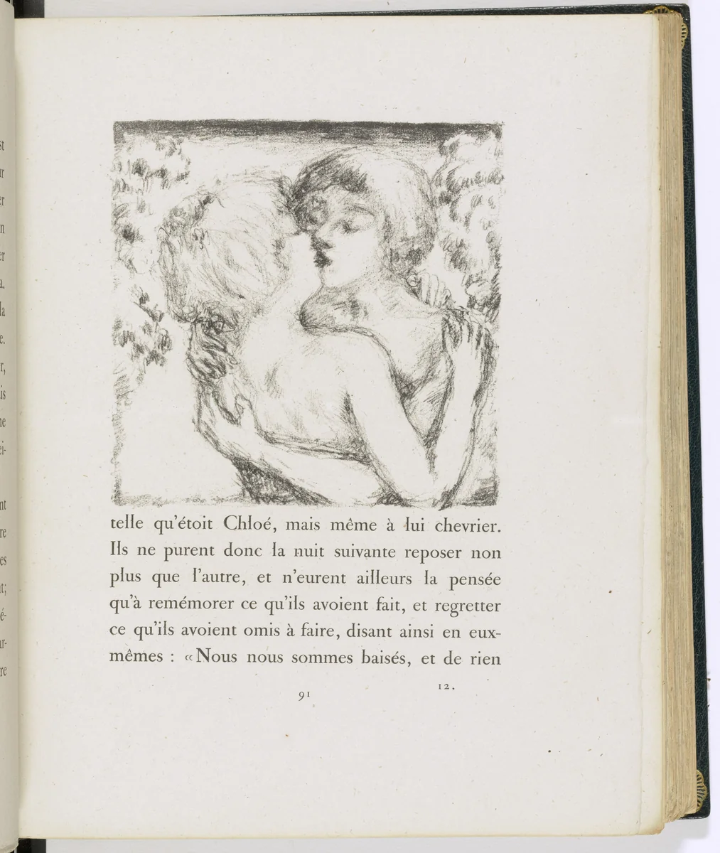 In-text plate (page 91) from Daphnis et Chloé by Pierre Bonnard, illustrated book, 1902