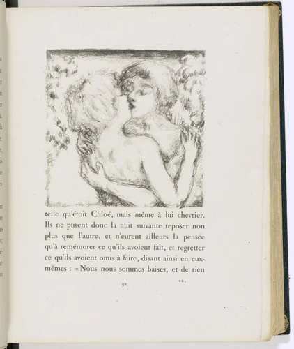 In-text plate (page 91) from Daphnis et Chloé by Pierre Bonnard, illustrated book, 1902
