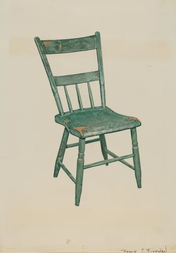 Chair by Frank Eiseman, index of american design, 1938