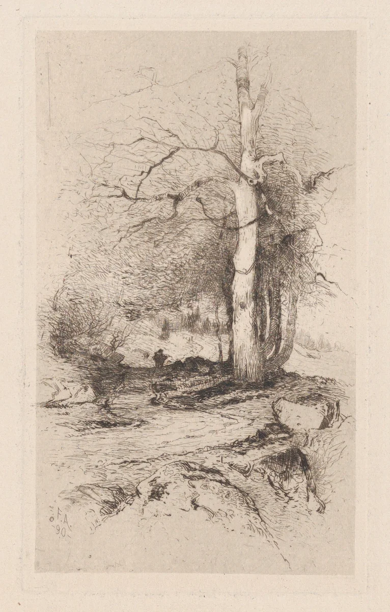 Landscape by Frank Anderson, print, 1890