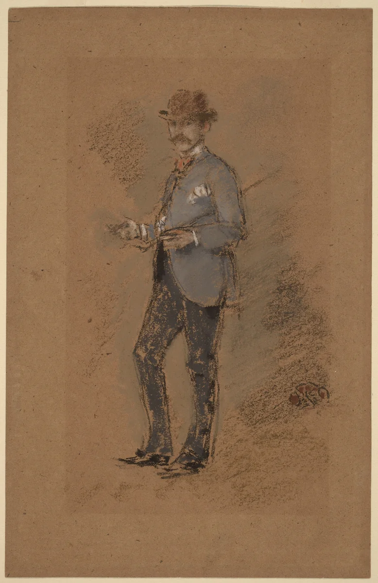 Harper Pennington by James McNeill Whistler, drawing, 1880-1882