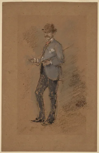 Harper Pennington by James McNeill Whistler, drawing, 1880-1882
