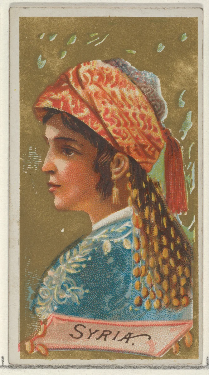 Syria, from the Types of All Nations series (N24) for Allen & Ginter Cigarettes by Allen & Ginter, print, 1889