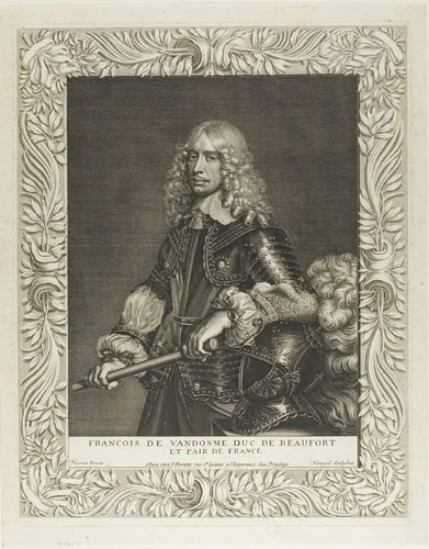 François de Vendôme, Duc de Beaufort by Robert Nanteuil, print, 1643-1653