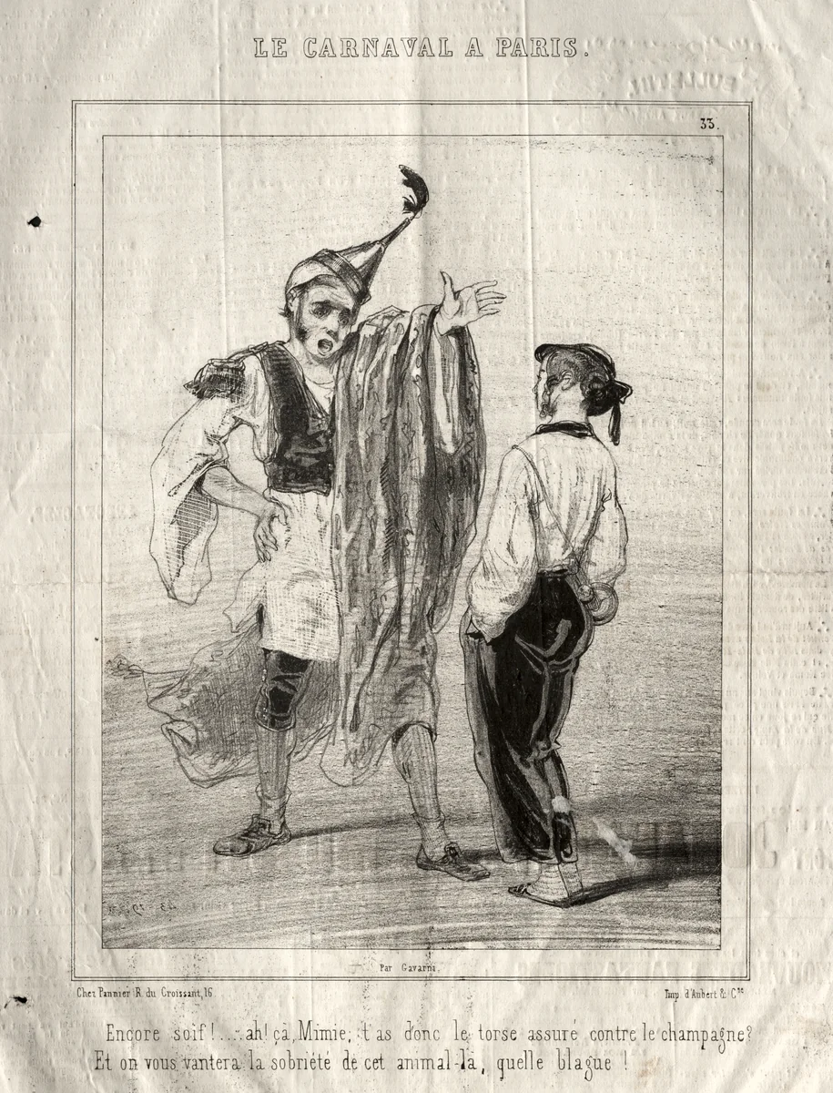 Carnaval by Paul Gavarni, print, 1841-1843