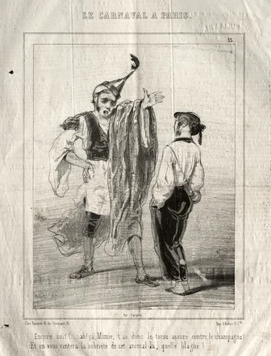Carnaval by Paul Gavarni, print, 1841-1843