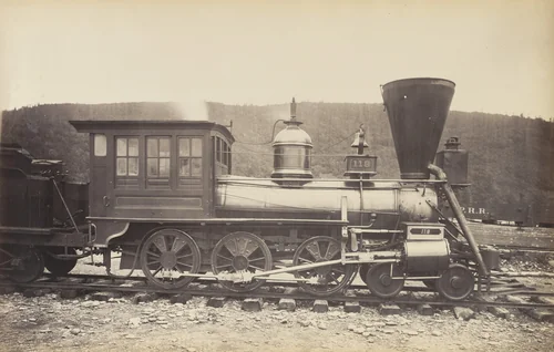 Untitled, Pennsylvania Railroad Engine by Unidentified Photographer, photograph, 1868