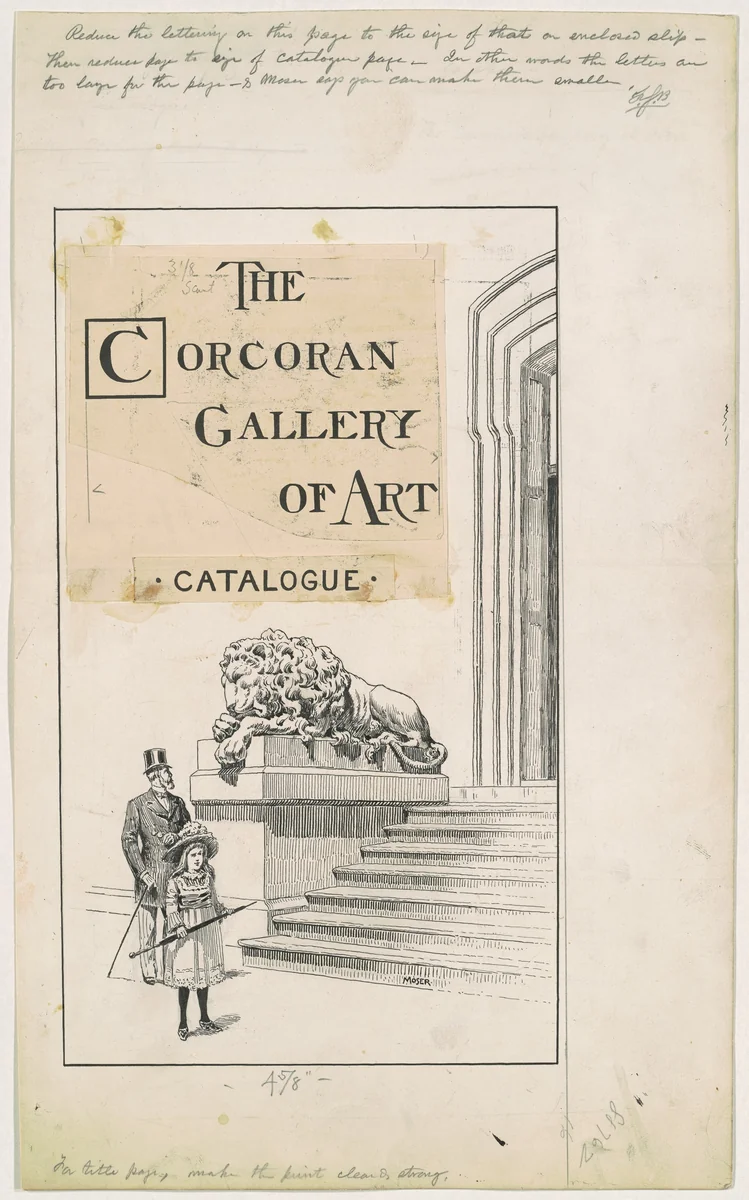 Title Page by James Henry Moser, drawing, 1890-1891