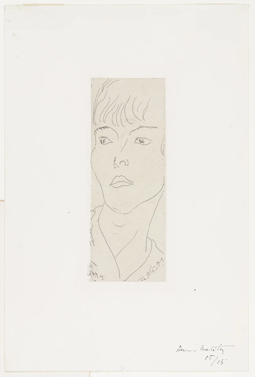 Fanny (Mme. D.G.) by Henri Matisse, print, 1914
