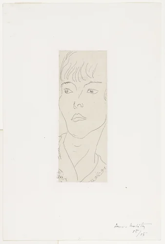 Fanny (Mme. D.G.) by Henri Matisse, print, 1914