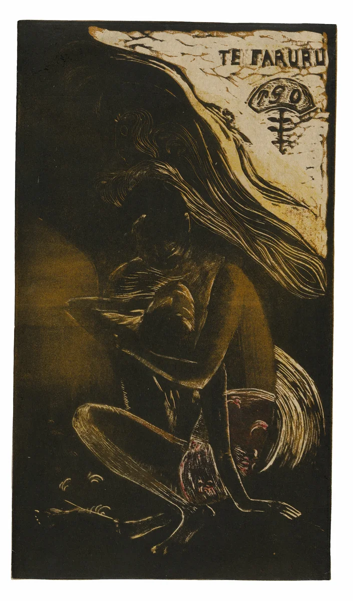 Te faruru (Here We Make Love), from the Noa Noa Suite by Paul Gauguin, print, 1893-1894