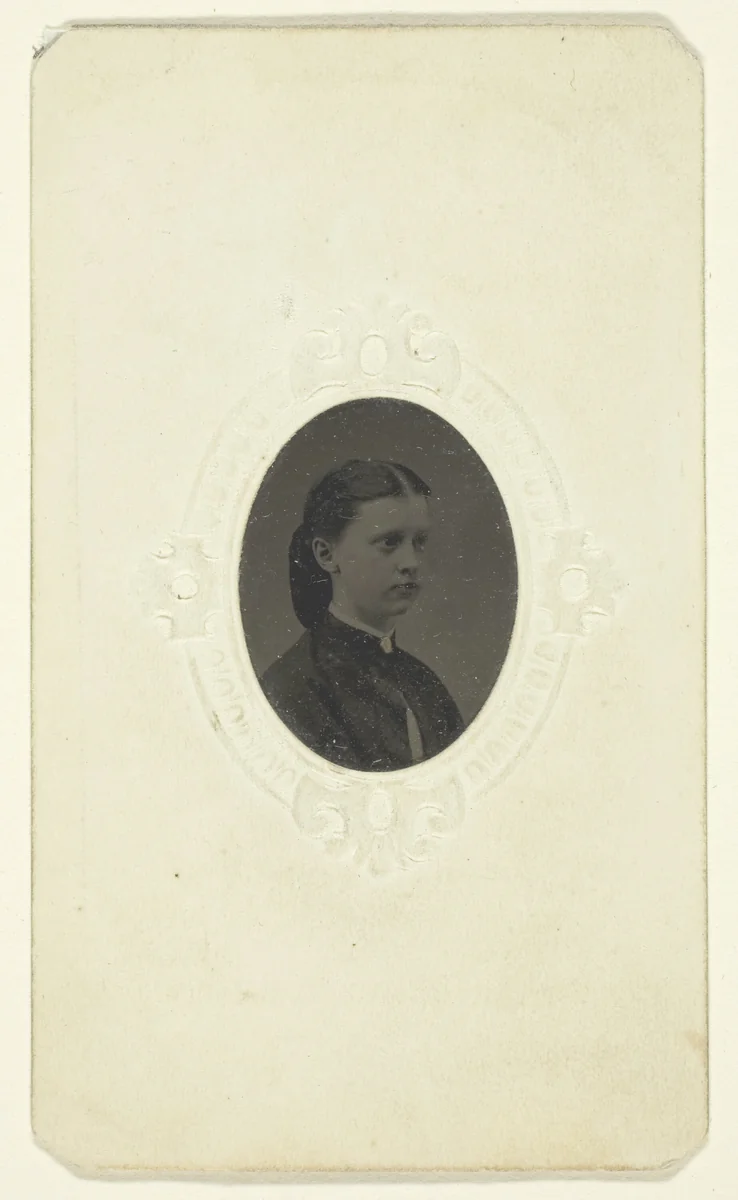 Untitled (Portrait of a Girl) by Artist Unknown, photograph, 1840-1900