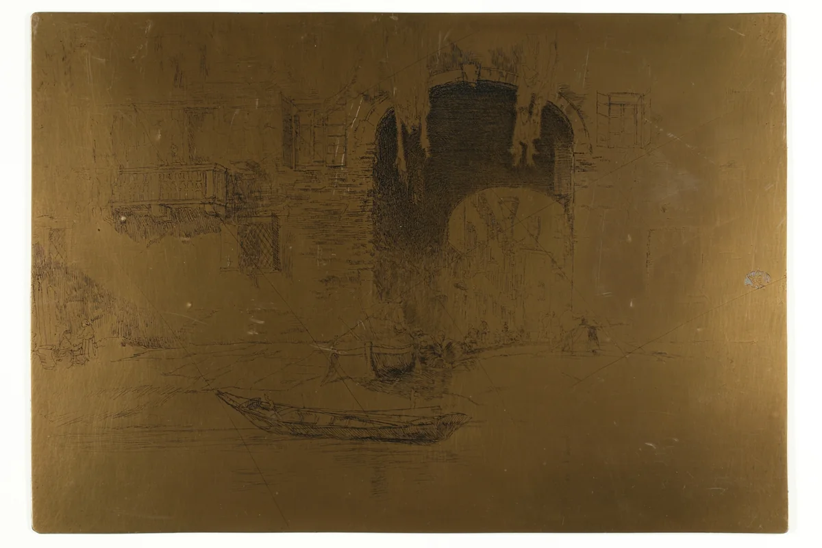 San Biagio by James McNeill Whistler, metalwork, 1880
