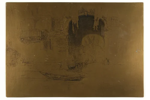 San Biagio by James McNeill Whistler, metalwork, 1880