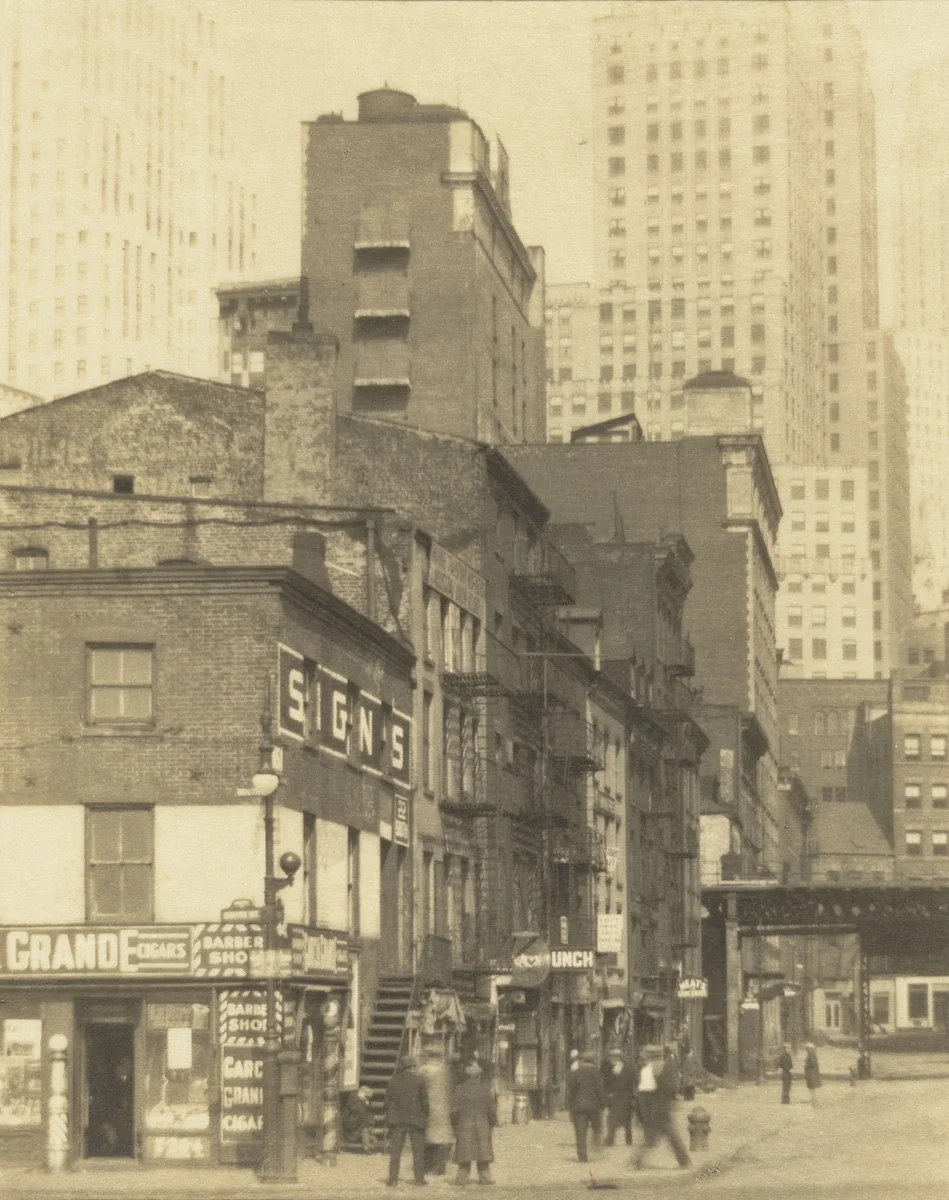 New York City, Old and New by Clara E. Sipprell, photograph, 1920