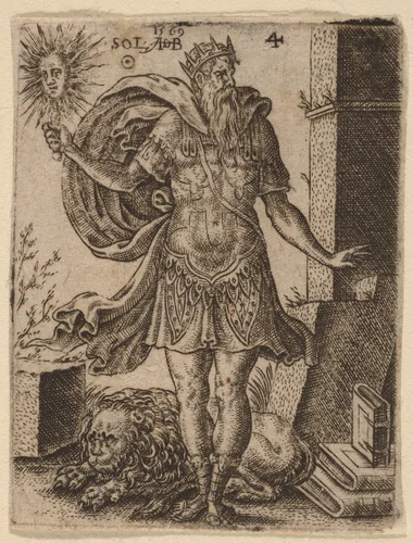 Sun by Abraham de Bruyn, print, 1569