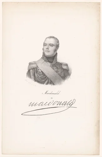 Portret van Étienne Jacques Joseph Macdonald by anonymous, print, 1818-1842