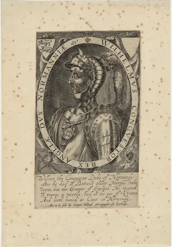 William I in Helmet by Renold Elstrack, print, 1571-1625
