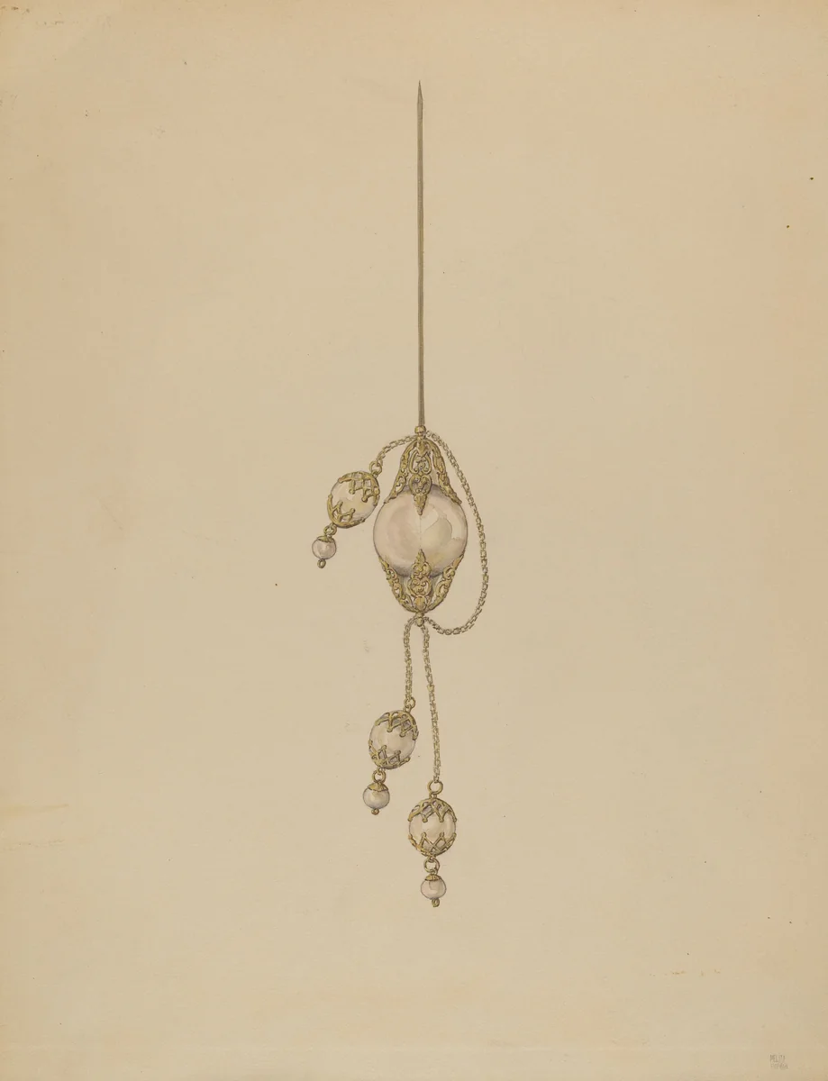 Hair Ornament by Melita Hofmann, index of american design, 1937