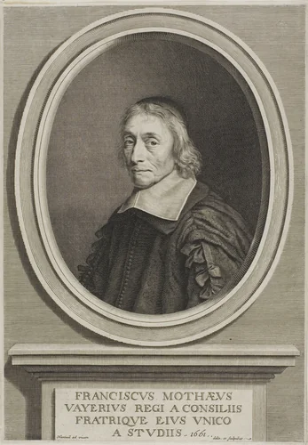 François de la Mothe le Vayer by Robert Nanteuil, print, 1661