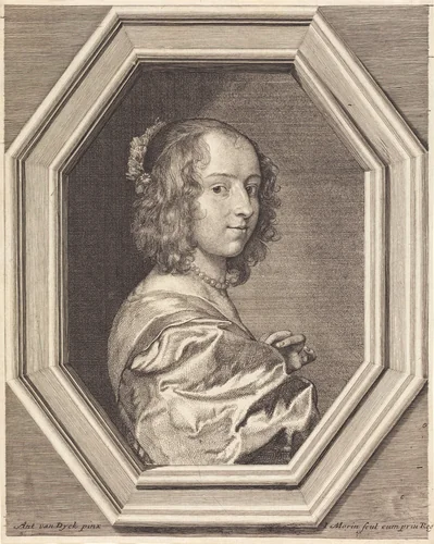Marguerite Lemon by Jean Morin
Sir Anthony van Dyck, print, 1600-1650
