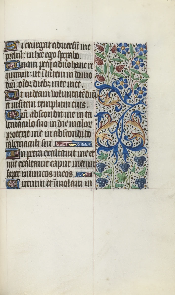 Book of Hours (Use of Rouen): fol. 121r by Master of the Geneva Latini, book, 1465-1475